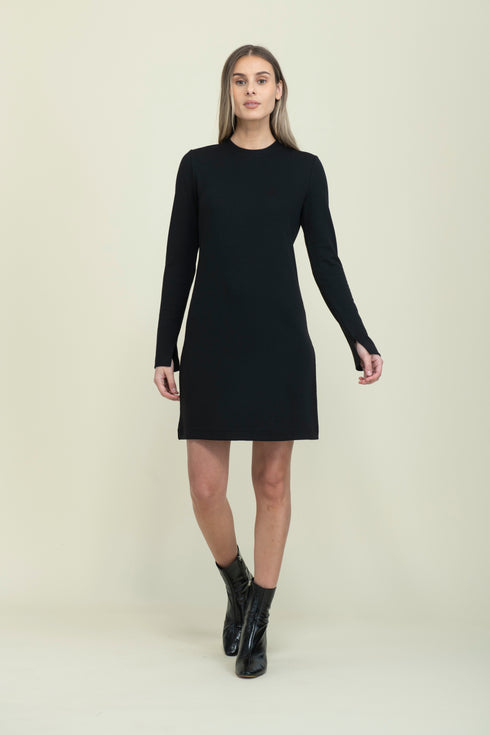 Katie-Reversible Tie Neck Dress